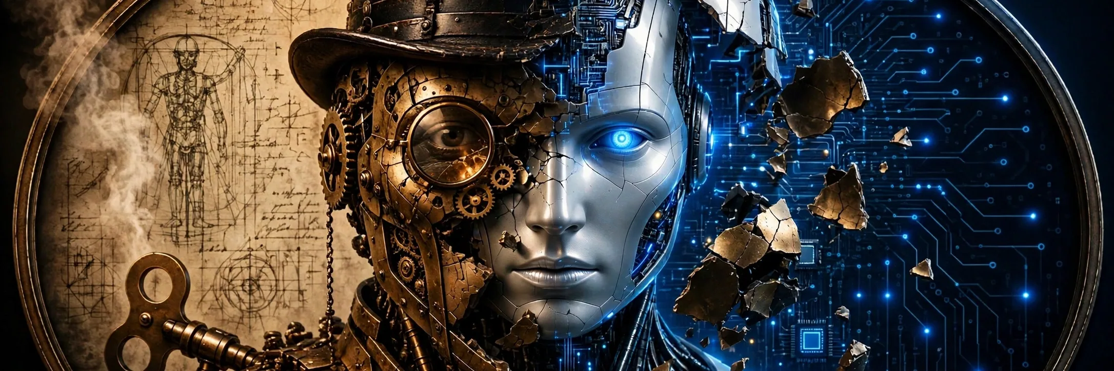 A progression from clockwork automata through electronics and computing to robotics and autonomous technology